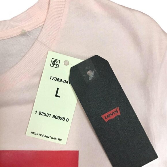 NWT Levi’s Logo Pink Shirt - Picture 2 of 4
